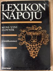 kniha Lexikon nápojů mini-vini slovník, Merkur 1973