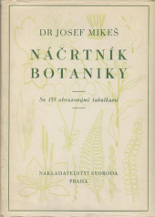 kniha Náčrtník botaniky Pomocná kn. k vyučování rostlinopisu, Svoboda 1949