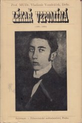 kniha Lékař vzpomíná (1895-1920), Avicenum 1978
