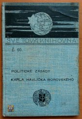 kniha Politické zásady Karla Havlíčka Borovského, J. Otto 1925