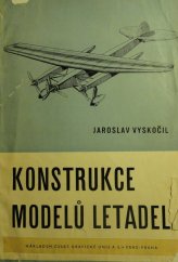 kniha Konstrukce modelů letadel, Česká grafická Unie 1938