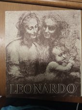 kniha Leonardo da Vinci Obrazy, kresby, studie, Fr. Borový 1940