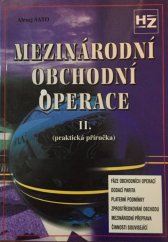 kniha Mezinárodní obchodní operace II. (praktická příručka), HZ Editio 1999