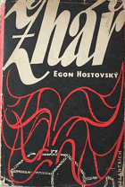 kniha Žhář román, Melantrich 1948