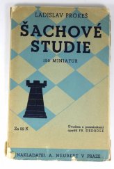 kniha Šachové studie 150 miniatur, Alois Neubert 1941