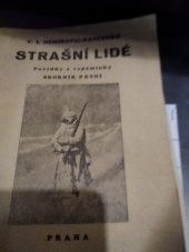 kniha Strašní lidé Sborník první povídky a vzpomínky., Ruský spolek válečných invalidů v ČSR 1935
