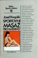 kniha Sportovní masáž pro každého, Olympia 1985
