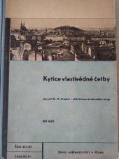 kniha Kytice vlastivědné četby. Díl třetí, Státní nakladatelství 1934