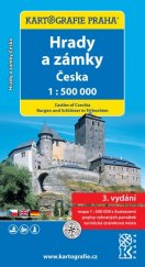 kniha Hrady a zámky Česka, 1 : 500 000, Kartografie 2017