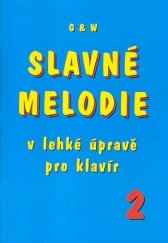 kniha Slavné melodie pro klavír v lehké úpravě 2., G & W 2009