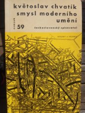 kniha Smysl moderního umění, Československý spisovatel 1965