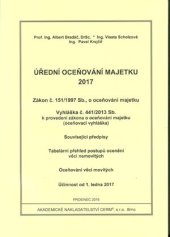 kniha Úřední oceňování majetku 2017, Akademické nakladatelství CERM 2016