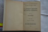 kniha Tajemství západu Atlantis - Evropa. Díl I, - Atlantis, Kvasnička a Hampl 1933