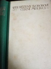 kniha Černí myslivci horské romány, Česká grafická Unie 1931