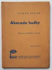 kniha Abeceda hudby obecná hudební nauka, Ludvík Nerad 1944