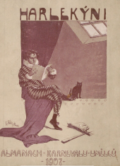 kniha Harlekýni almanach karnevalu umělců, Bohuslav Kavka 1907