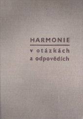 kniha Harmonie v otázkách a odpovědích, Panton 1960