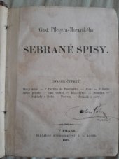 kniha Gust. Pflegera-Moravského Sebrané spisy. Svazek čtvrtý, I.L. Kober 1878