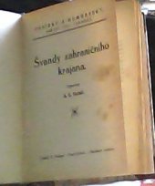 kniha Švandy zahraničního krajana, s.n. 1919