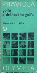 kniha Pravidla golfu a dráhového golfu Platná od 1.1.1976, Olympia 1976