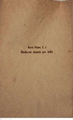 kniha Duchovní obnova pro laiky, Gustav Francl 1930