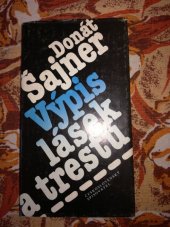 kniha Výpis lásek a trestů soubor krátkých povídek, Československý spisovatel 1988