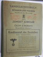 kniha Zemský adresář pro Čechy a Moravu Zemský adresář pro Čechy a Moravu hospodářský almanach 1943/44 Landesadressbuch von Bohmen ..., , Compass 1943