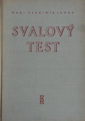 kniha Svalový test, SZdN 1957