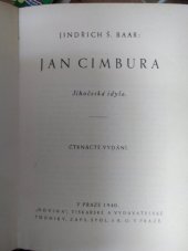 kniha Jan Cimbura jihočeská idyla, Novina 1940
