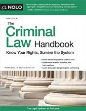 kniha The Criminal Law Handbook Know your rights, survive the system, Nolo 2020