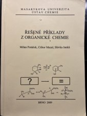 kniha Řešené příklady z organické chemie , Masarykova univerzita 2009