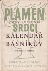 kniha Kalendář básníkův verše intimní z let 1925-1937 : výbor z lyriky, Josef Lukasík 1943