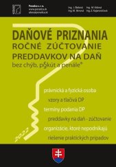 kniha Daňové priznania FO a PO za rok 2022 Ročné zúčtovanie preddavkov na daň za rok 2022, Poradca 2023