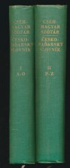 kniha Cseh-magyar szótár = Česko-maďarský slovník, Československá akademie věd 1960