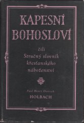 kniha Kapesní bohosloví, čili, Stručný slovník křesťanského náboženství, SNPL 1957