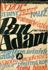 kniha Pan Adam román, Václav Petr 1948