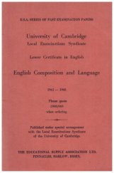 kniha Lower Certificate in English  English Composition and Lanuage, The Educational Supply Association LTD 1968