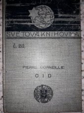 kniha Cid tragedie o pěti jednáních, J. Otto 1900