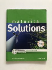 kniha Maturita Solutions Elementary - Student's Book, Oxford University Press 2009