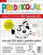 kniha Předškolák Kaňkův speciál pro šikovné děti Co mám umět, než půjdu do školy!, Extra Publishing 2025