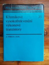 kniha Křemíkové vysokofrekvenční výkonové tranzistory, SNTL 1984