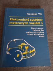 kniha Elektronické systémy motorových vozidel, František Vlk 2002
