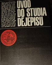 kniha Úvod do studia dějepisu, Státní pedagogické nakladatelství 1967