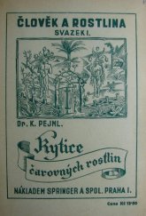 kniha Člověk a rostlina. Svazek I, - Kytice čarovných rostlin, Springer 1938