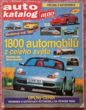 kniha Autokatalog modelový rok 1997, Motorpress 1996