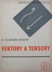 kniha Vektory a tensory, Jednota českých matematiků a fyziků  1949