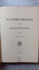 kniha Na sedmi strunách Básně : [1890-1897], J. Otto 1910
