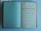 kniha Fr. Lad. Čelakovského Mudrosloví národu slovanského v příslovích, Alois Hynek 1893