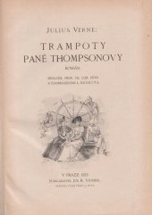 kniha Trampoty páně Thompsonovy, Jos. R. Vilímek 1925