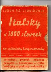 kniha Italsky v 1000 slovech, Alois Neubert 